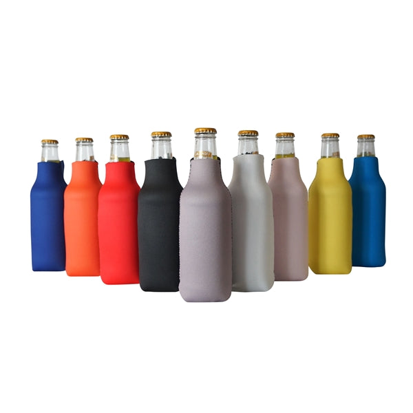Zipper Neoprene Bottle Coolie