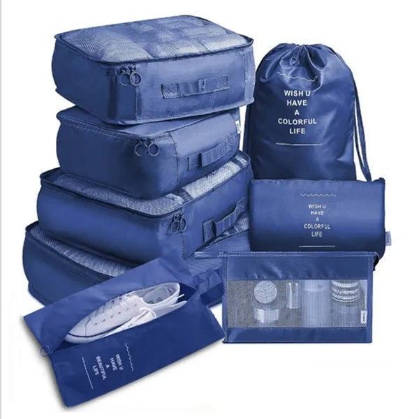 Trvel Organizer Bags Set of 8