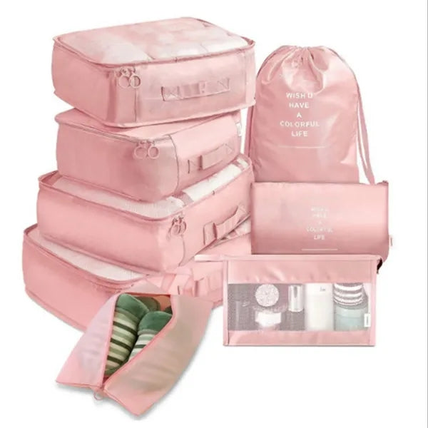 Trvel Organizer Bags Set of 8