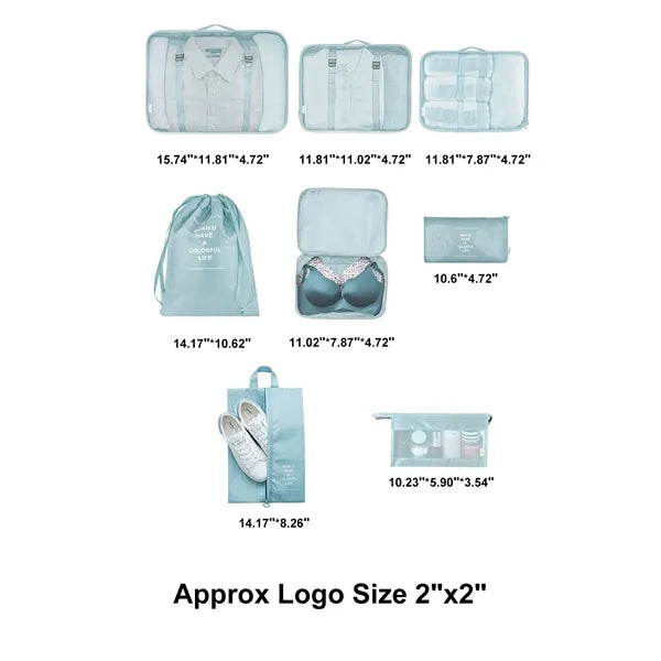 Trvel Organizer Bags Set of 8