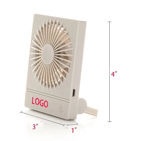 Turbo rechargeable Desktop usb mini fan with stand