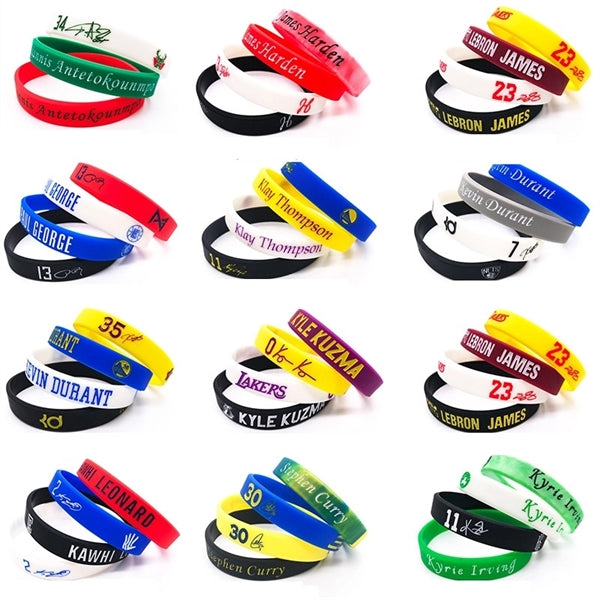 Silicone Stretch Wristbands for Adults