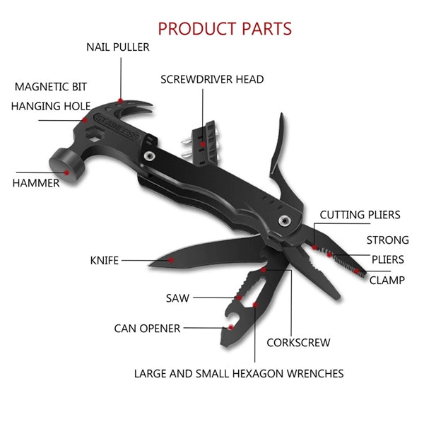 Pliers Claw Hammer