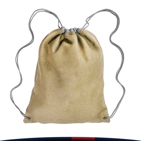 Linen Drawstring Backpacks