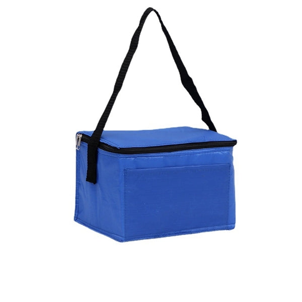 210D Polyester 6 Can Compact Koozie Cooler Bag
