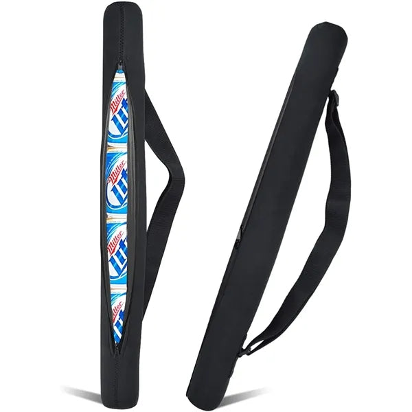 6 Can Beer Sleeve Cooler Bag with Adjustable Shoulder Strap