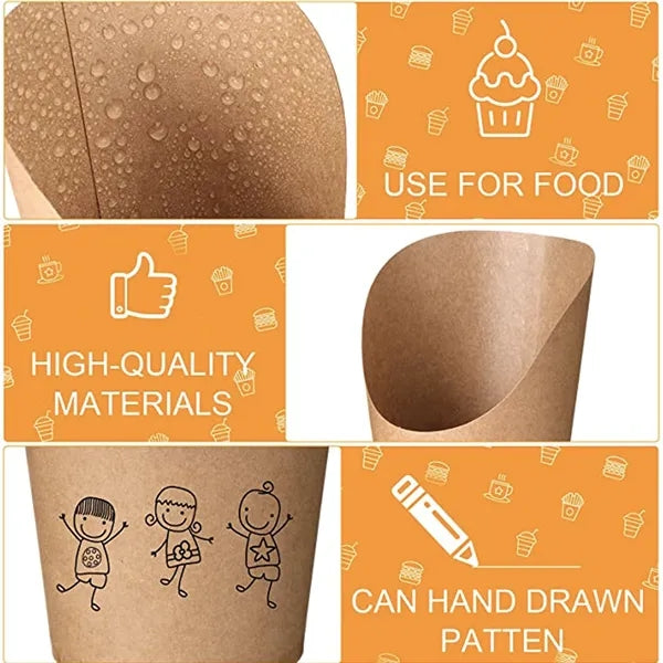 Disposable French Fry Cup