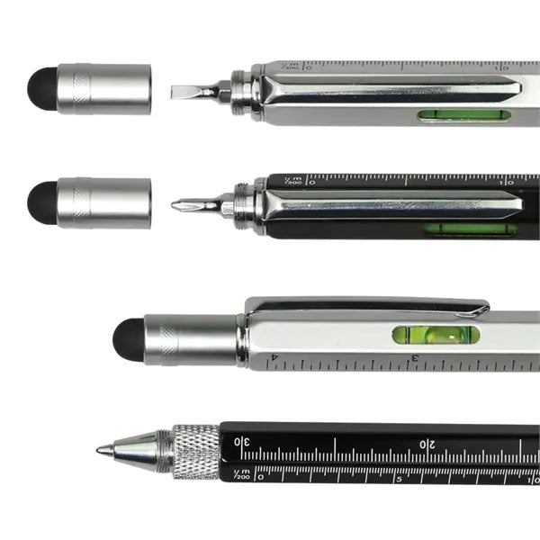 6-in-1 Metal Multifunction Tool Pen