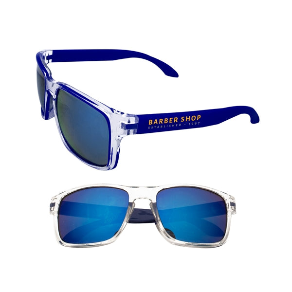 Mirror Lens Sunglasses (2 Color Imprint)