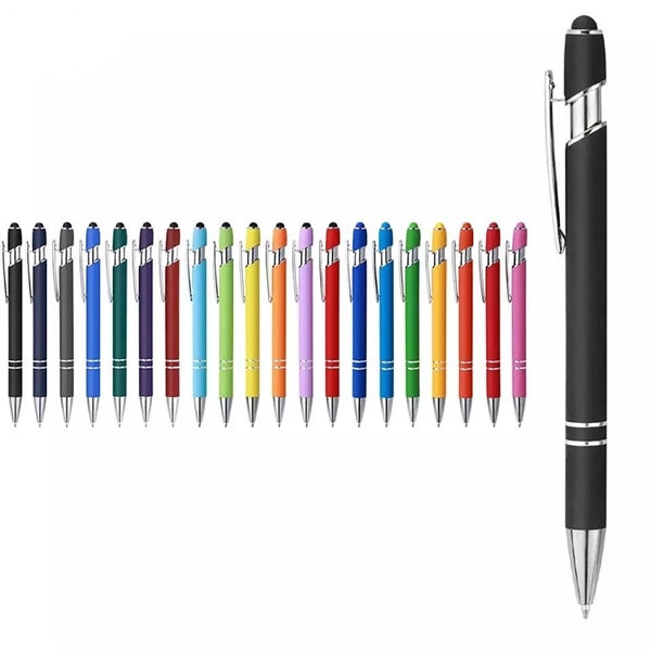 Soft-Touch Metal Ballpoint Pen - Laser Engraved