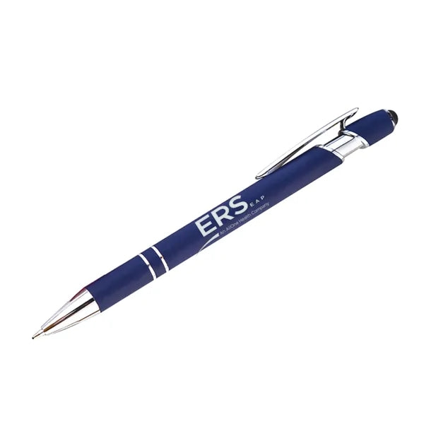 Soft-Touch Metal Ballpoint Pen - Laser Engraved
