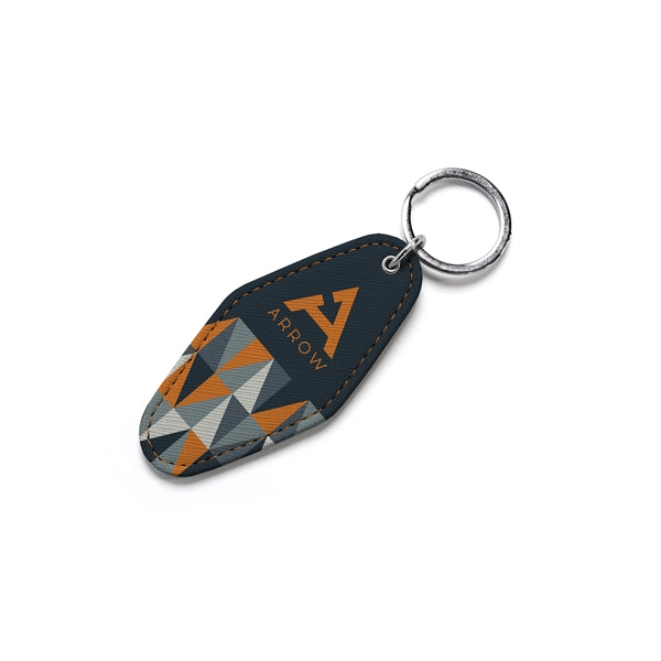 LVL Vegan Leather Motel Keychain