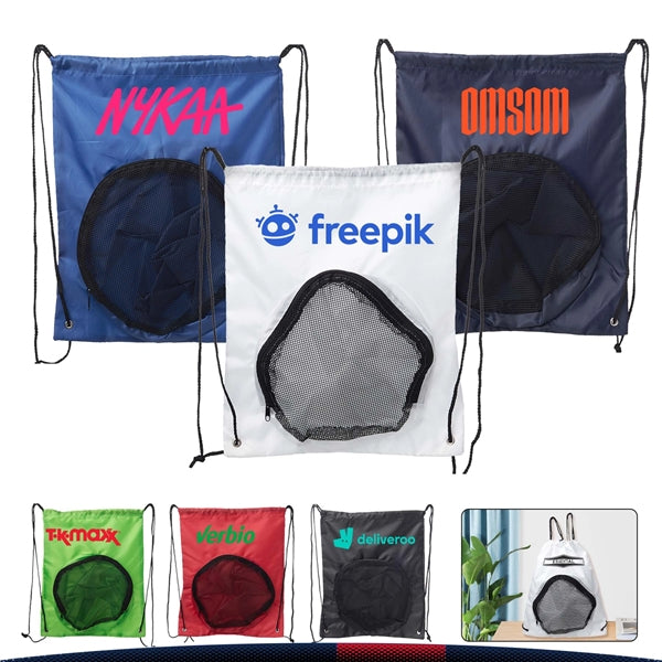 Ball Carrier Drawstring Backpacks