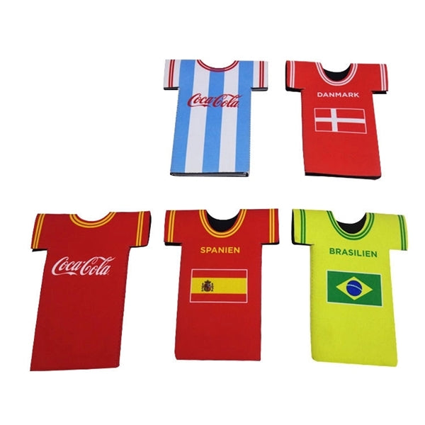 T shirt shape Neoprene Can Cooler With Customized Logo