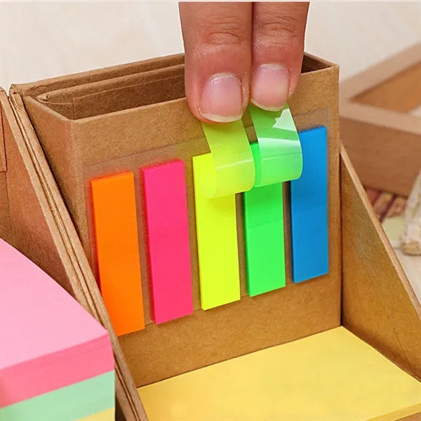 Versatile Collapsible Portable Label Book With Notes