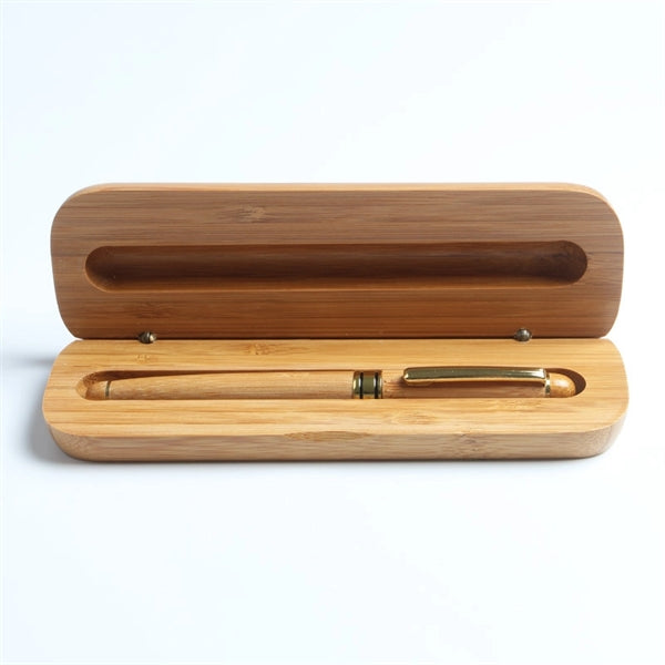Bamboo Pens Set with Gift Case, Business Pens