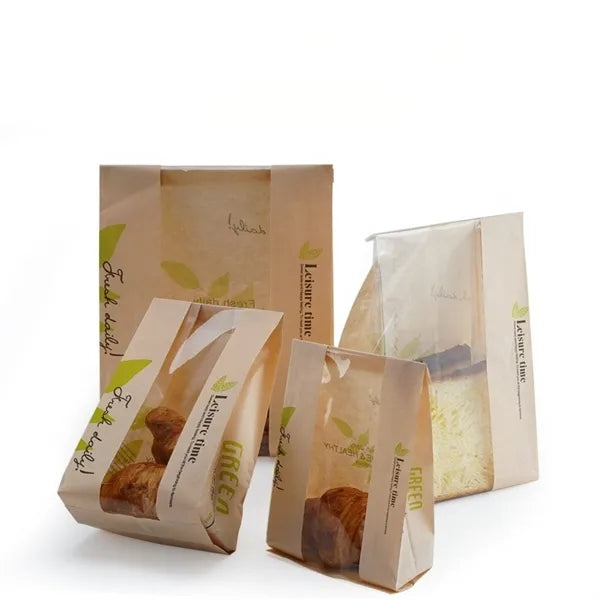 Kraft Paper Loaf Bread Storage Bags