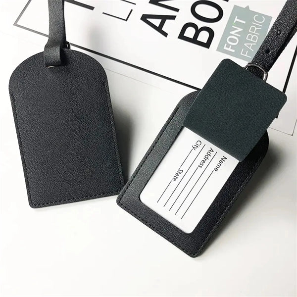 Luggage Tag Faux Leather for Suitcase