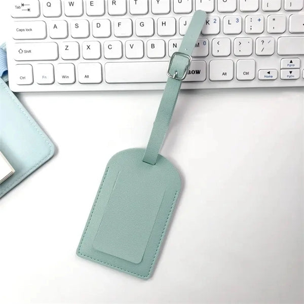 Luggage Tag Faux Leather for Suitcase