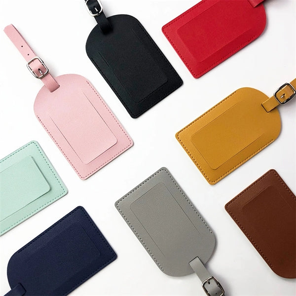 Luggage Tag Faux Leather for Suitcase