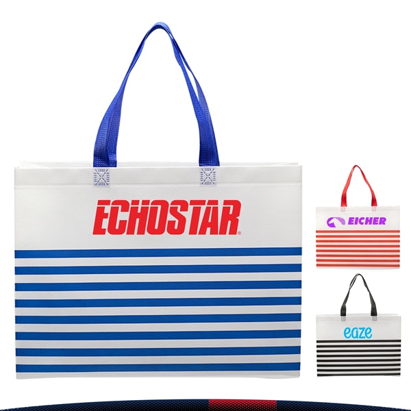 Apanda Striped Tote Bag