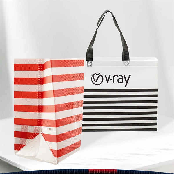 Apanda Striped Tote Bag