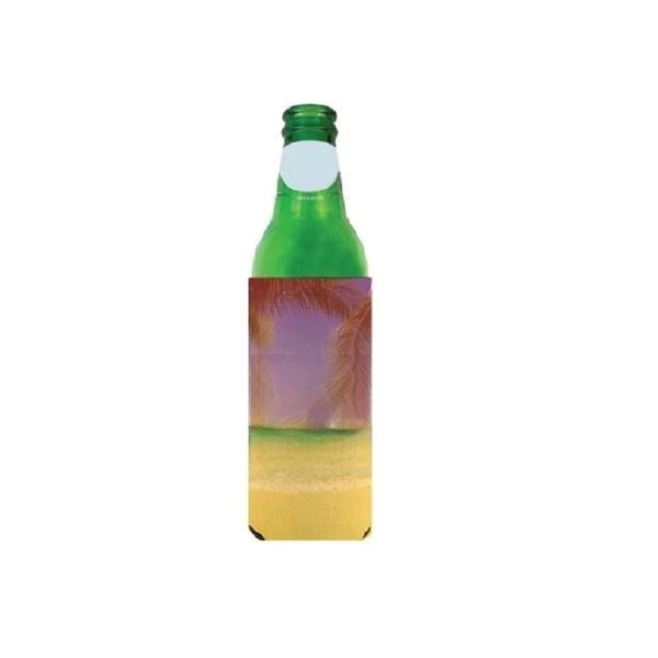 Full Color Slim Foam Bottle Cooler, 12 oz.