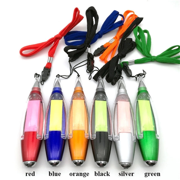Multifunctional Ballpoint Pen Lanyard Note Paper