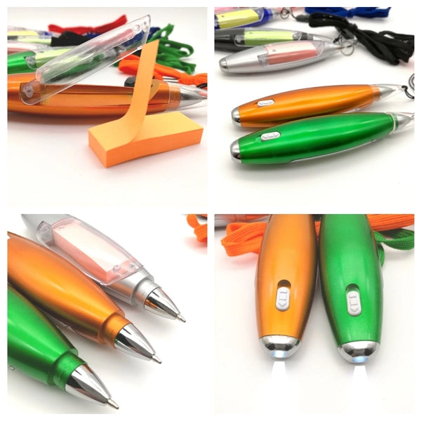 Multifunctional Ballpoint Pen Lanyard Note Paper