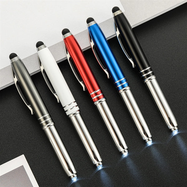 Multifunctional Luminous Metal Ballpoint Pen