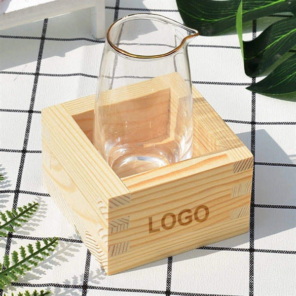 Wood Sake Cup box