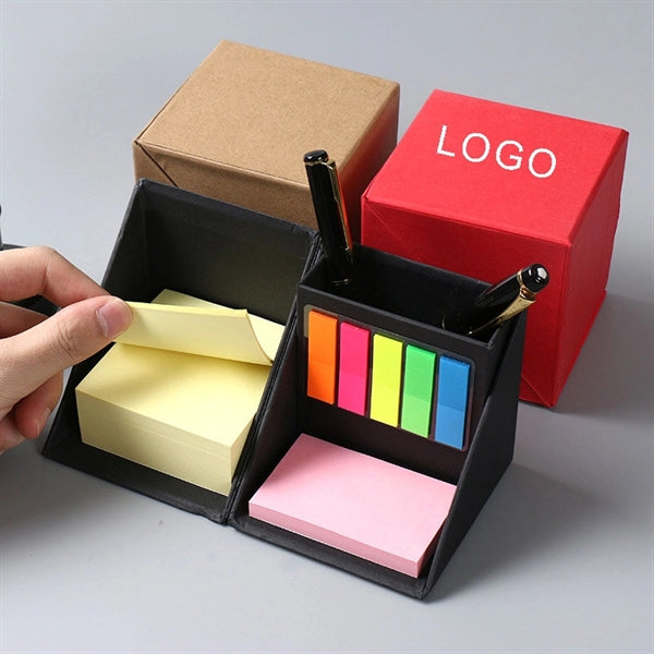 Stick Notes with Pocket Case&Pen Holder