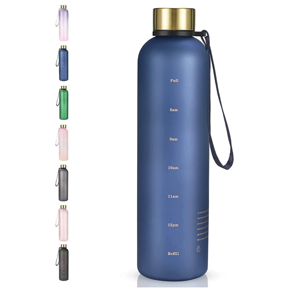 32 oz Motivational Water Bottle with Time Marker