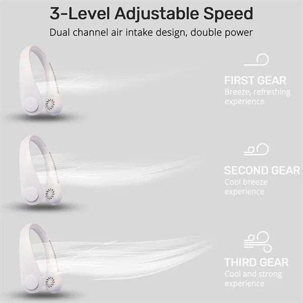 Rechargeable Hanging Neck Fan