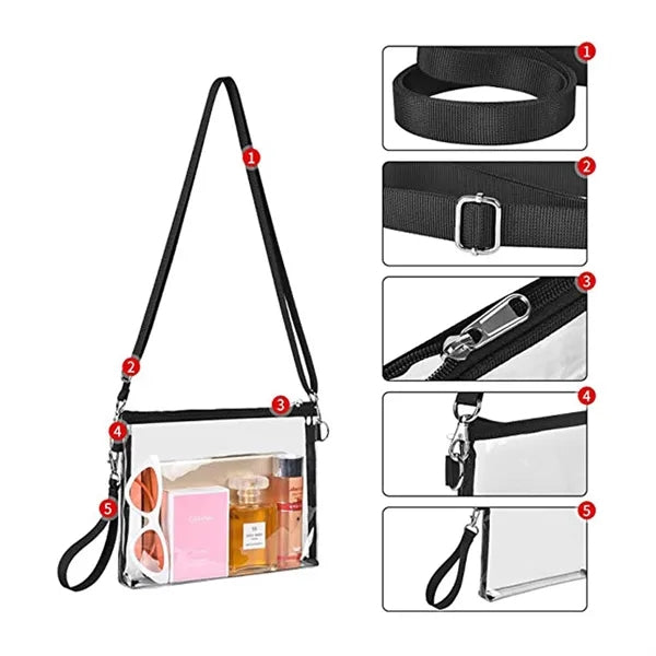 Clear Crossbody Purse Bag