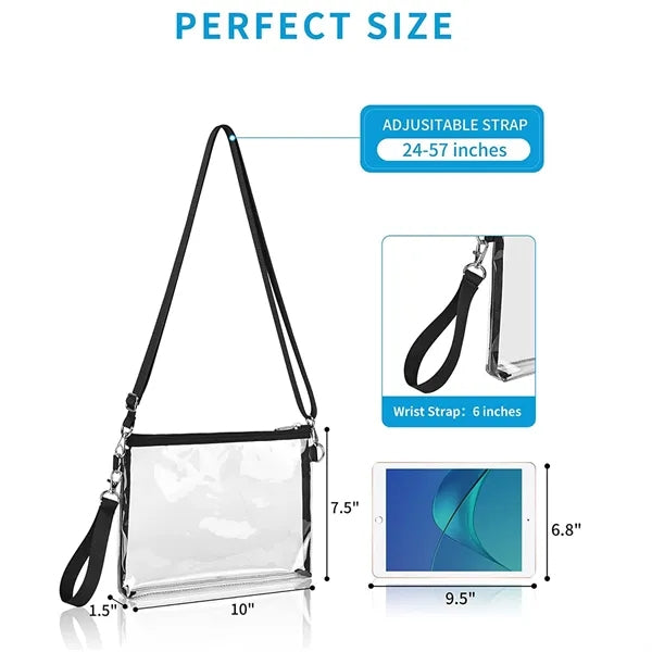 Clear Crossbody Purse Bag