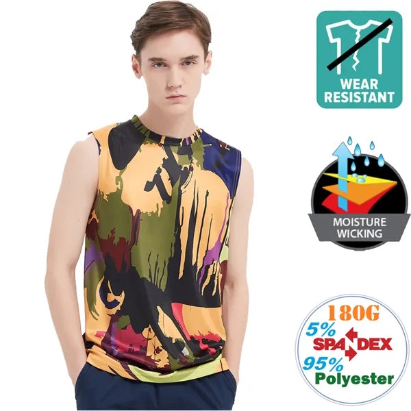Performance Moisture Wicking Tanks w/ Wear Resistance 180GSM