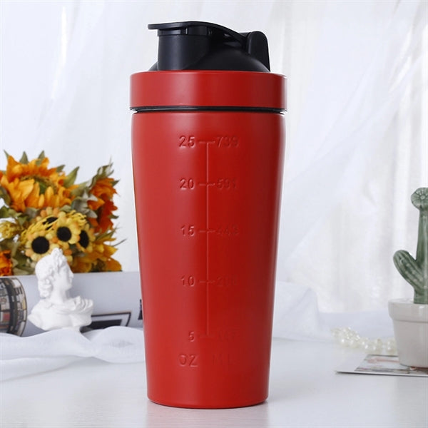 Workout Protein Mixing Shaker Stainless Steel Bottle