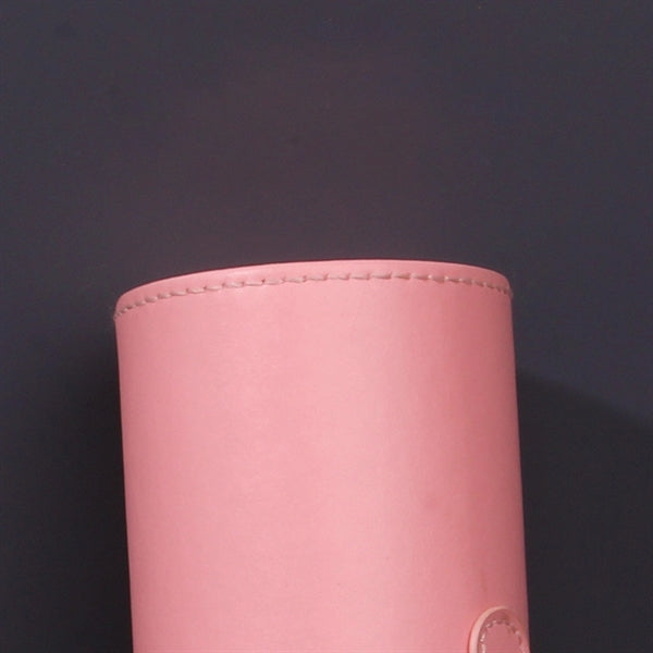 Pu Leather Makeup Brush Box Pen Holder Stationery Container