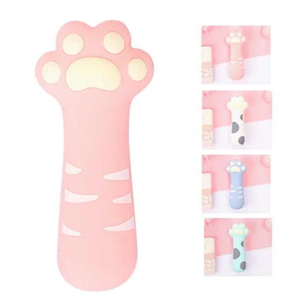 Silicone Cat Paw Pencil Case Cosmetic Pouch Stationery Bag