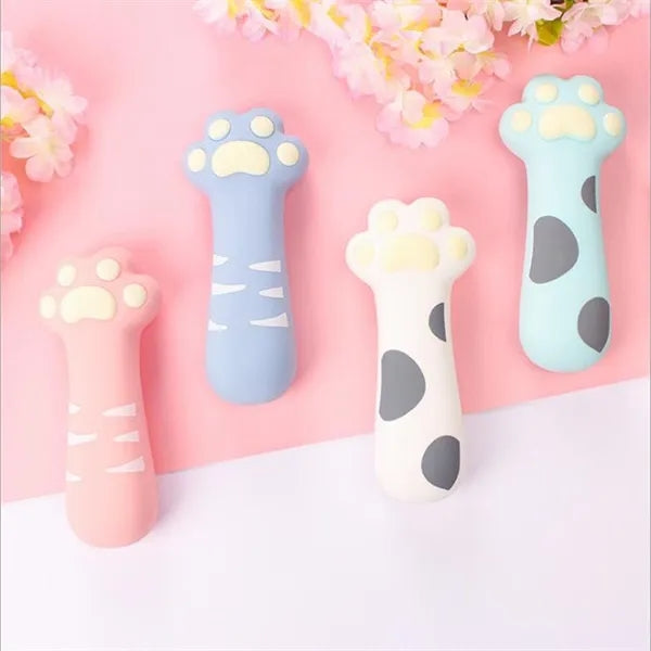 Silicone Cat Paw Pencil Case Cosmetic Pouch Stationery Bag