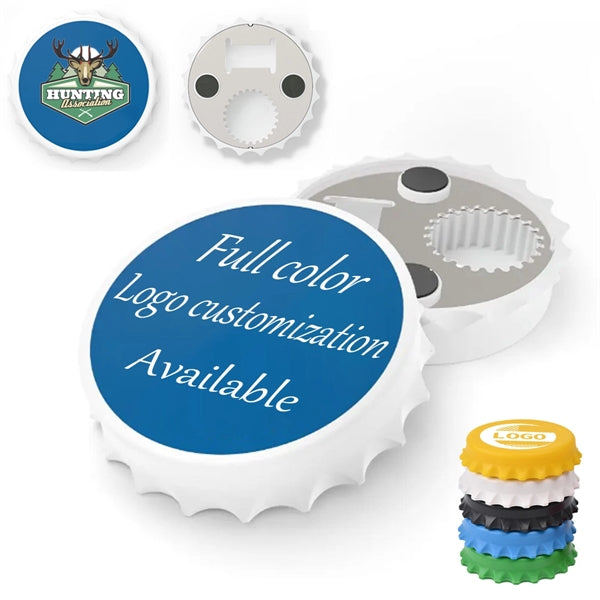 Logo Magnetic Beer Cap Bottle Openers