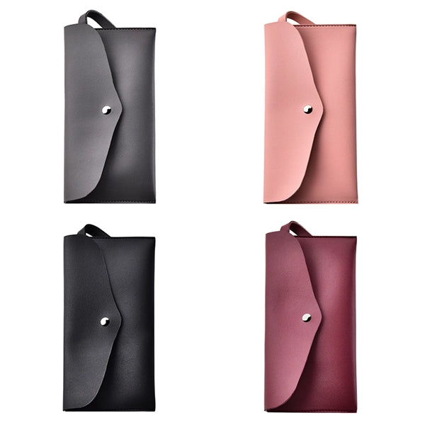 Leather Makeup Brush Pouch Cosmetic Storage Envelope Bag
