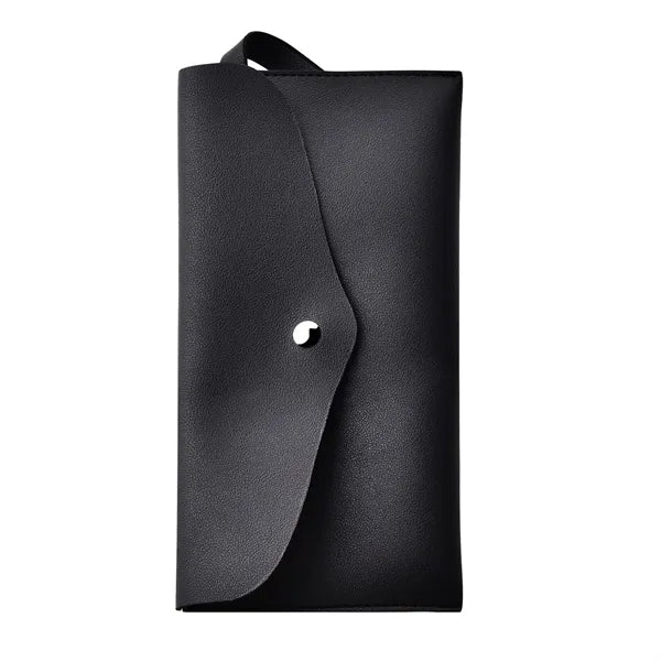 Leather Makeup Brush Pouch Cosmetic Storage Envelope Bag