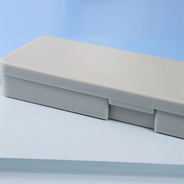 Multi Pen Pencil Case PP Plastic Frosted Stationery Box
