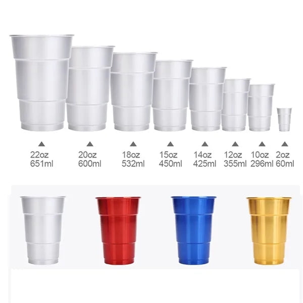 17 Oz Custom Stadium Aluminum Cup