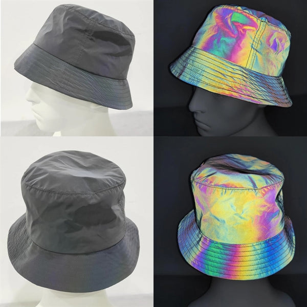 Rainbow Reflective Bucket Hat