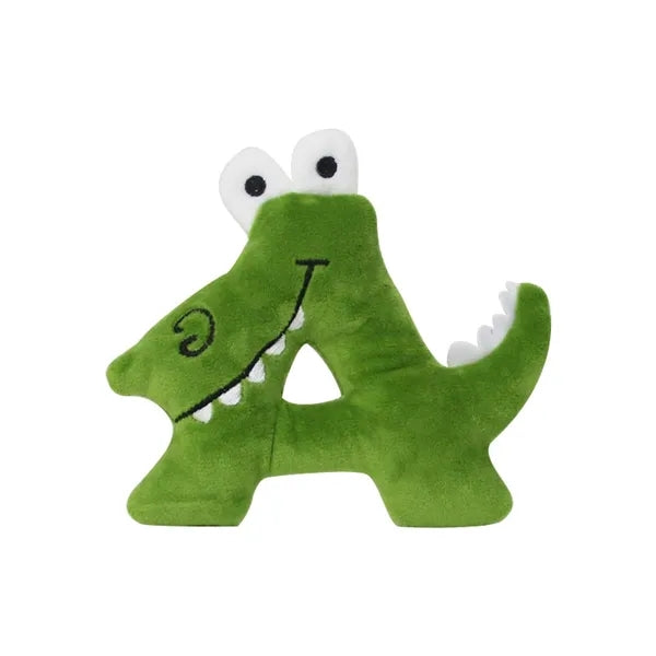 Letters Plush Animals Keychain