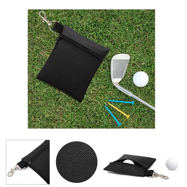 Golf Non-Woven Zippered Pouch