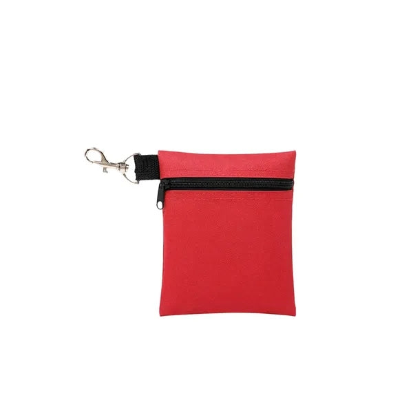 Golf Non-Woven Zippered Pouch